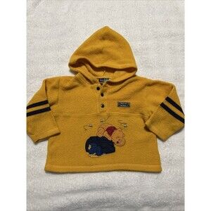 Vintage Winnie The Pooh 24 Months 2T Disney Yellow Pullover Sweater Bees Baby